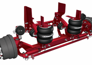steerable lift-axle suspension
