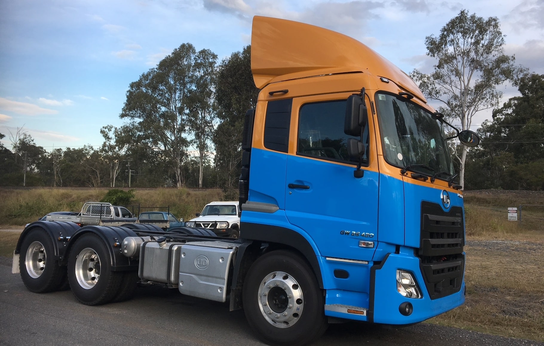One of the distinct Coynes Freight Management UD Quons. Image: Southside Truck Centre.