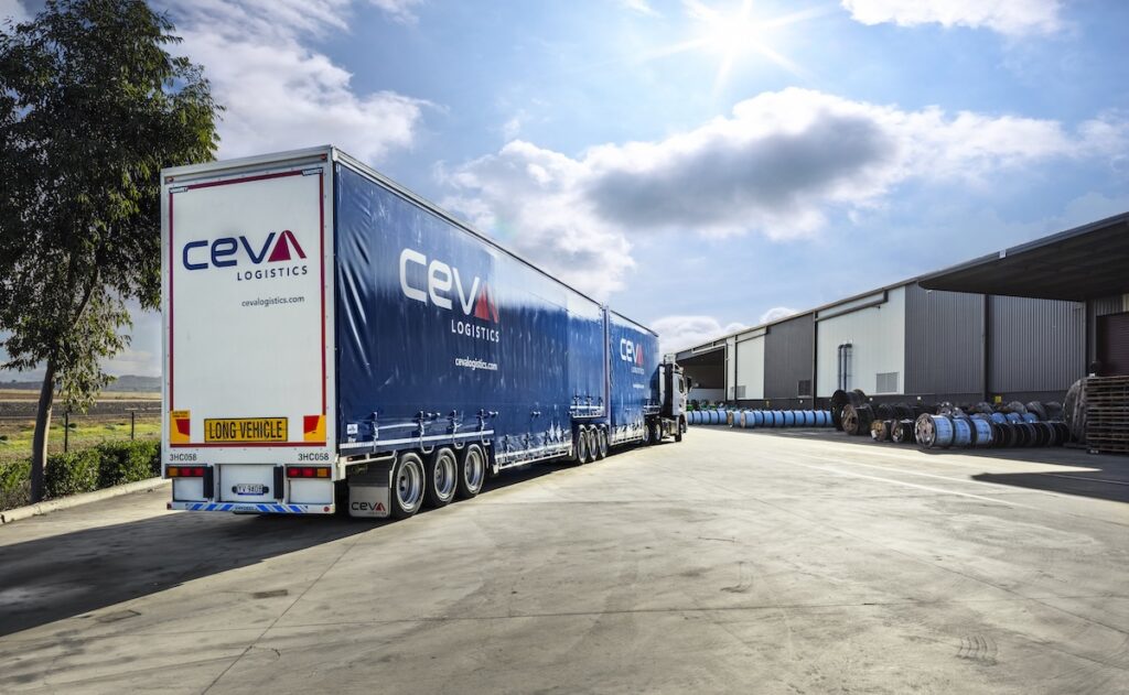 CEVA Logistics runs PBS B-doubles and in some instances B-triples interstate.