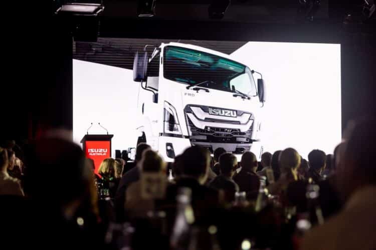 Isuzu dealers and customers gathered in Melbourne.