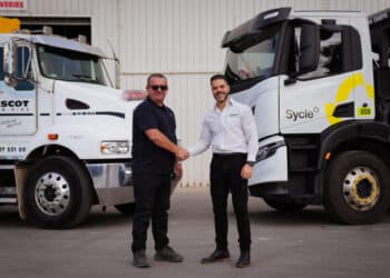Sycle Executive General Manager Aristos Karavias (right). Image: Sycle.