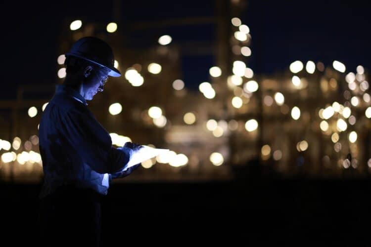Engineer on night shift.