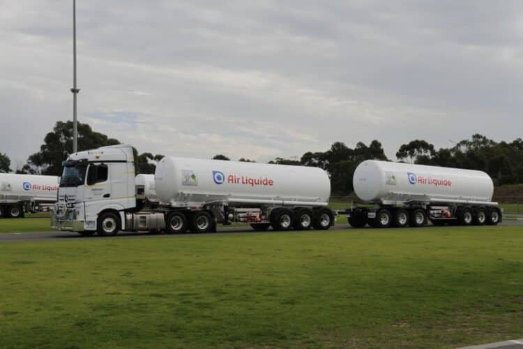 A-double tanker.