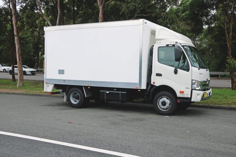 Hino 300 Series 721 Wide Cab on the Central Coast.