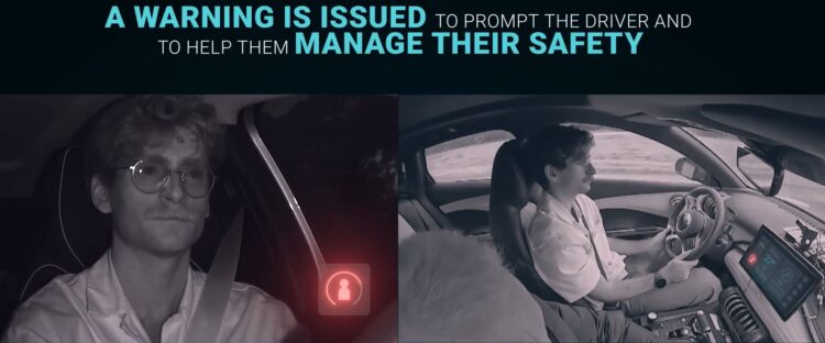 Seeing Machines' DMS can detect blood alcohol levels. Image: Seeing Machines.