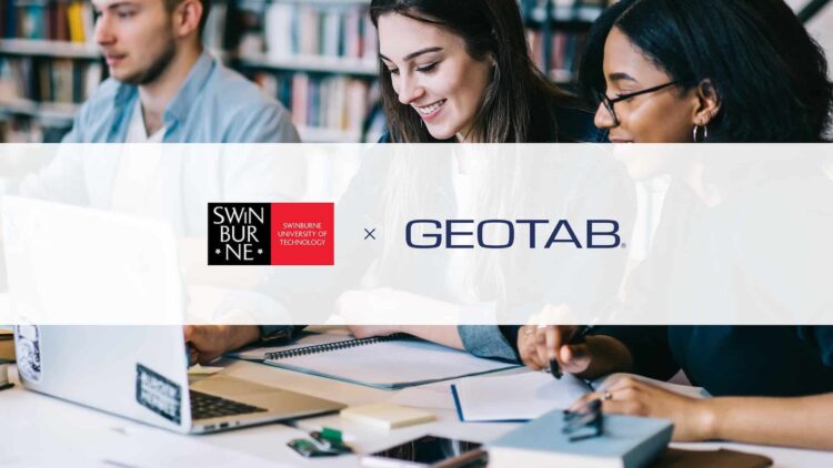 Geotab and Swinburne University of Technology have announced an exciting new, student-focused collaboration. Image: Geotab.
