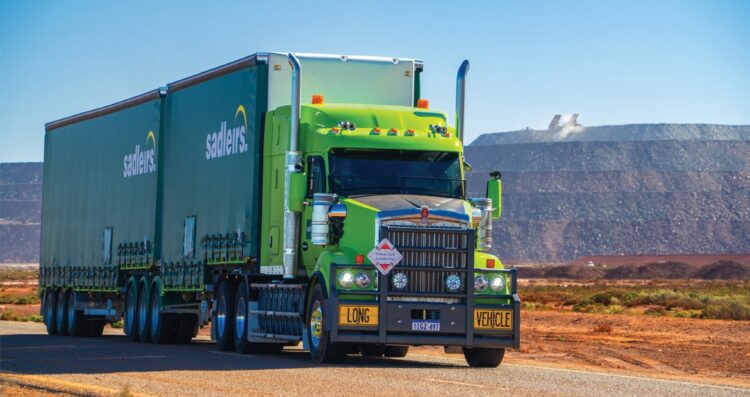 Sadleirs' new Euro 6 Cummins X15-powered Kenworth fleet. Image: Sadleirs.
