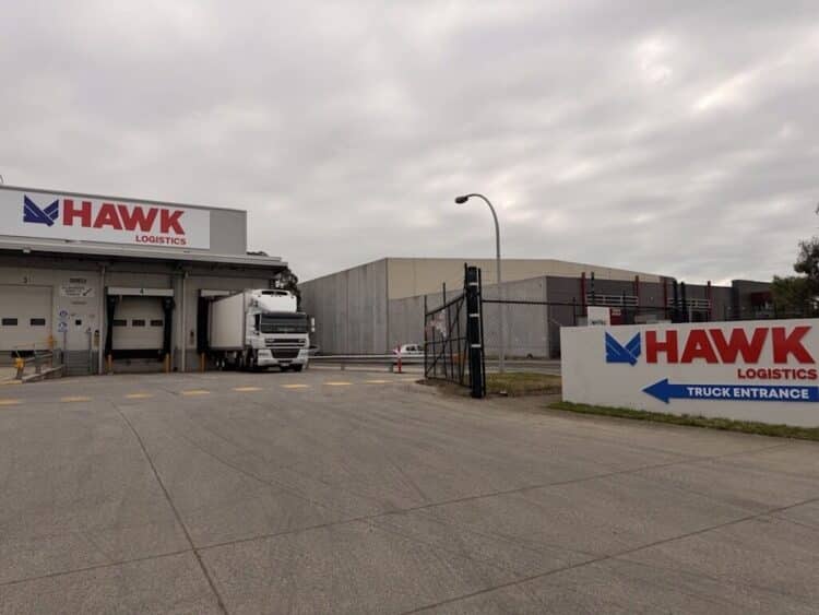 Hawk Logistics' new cold store operation is officially open for business. Image: Hawk Logistics.