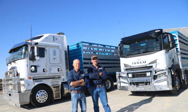 Father and son duo Gerry and Leigh Gotch have built up an impressive carrying business in New South Wales’ Orange region. Image: Prime Creative Media.