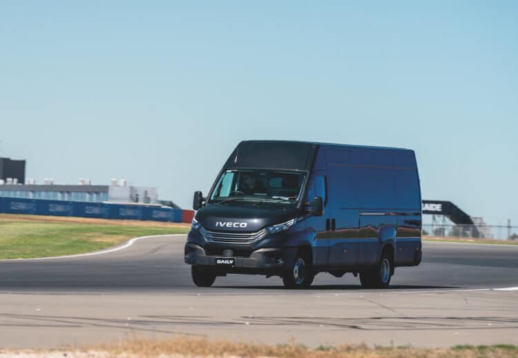 The IVECO Daily van impresses in its test drive. Image: IVECO Australia.