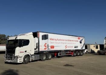 The Sunswap Endurance recently completed a 1,200km trial through metropolitan and rural roadways in Australia. Image: Sunswap Ltd.