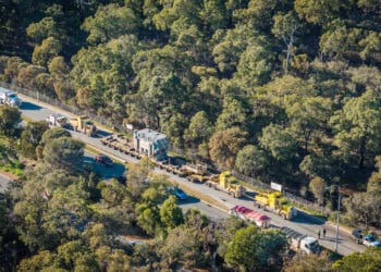 Movement of large, over-sized equipment is a massive undertaking for the Ares Group. Image: Ares Group.