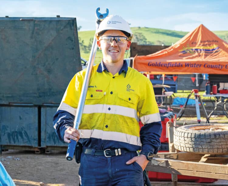 Fitter and Turner, Bailey Lowes, is excited at the prospect of showcasing his skills on the world stage. Image: Bailey Lowes.