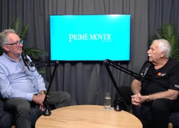Peter Shields and Leigh Smart. Image: Prime Creative Media.