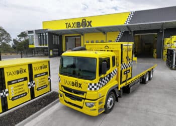TAXIBOX chose the Shogun 360 model, the 10.7-litre six-cylinder turbo diesel that is linked to a 12-speed Automated Manual Transmission (AMT). Image: Daimler Truck Australia Pacific.