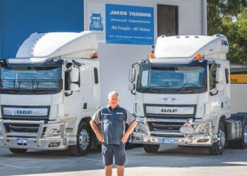 Jamie Little at the company’s Yatala headquarters. Image: LucyRC Photography/Brown and Hurley.