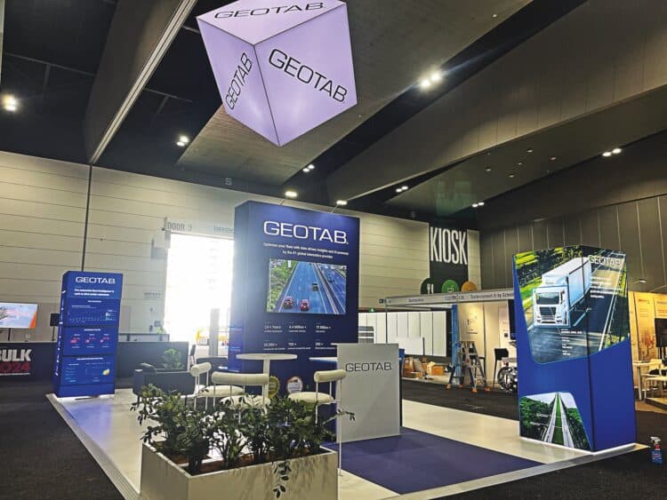 Geotab is sponsoring the Operator Hub at MegaTrans 2026. Image: Prime Creative Media.