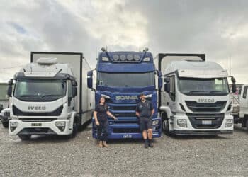 A family enterprise for Phil and Kate Charlton. Image: Vehicle Transport Group.